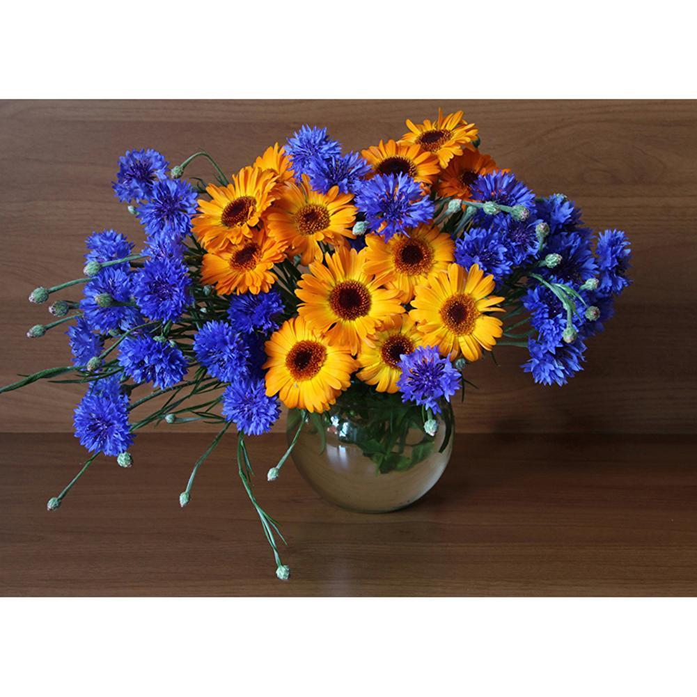 Fleur - peinture en diamant complet - 40x30cm