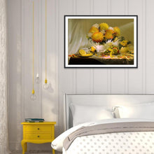 Charger l&#39;image dans la galerie, Fleur - peinture en diamant complet - 40x30cm
