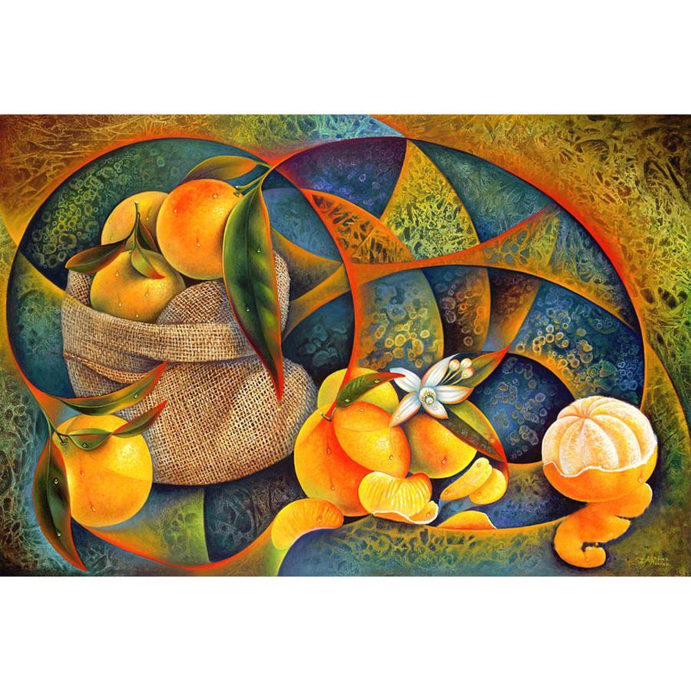 Fruits - peinture en diamant complet - 40x30cm