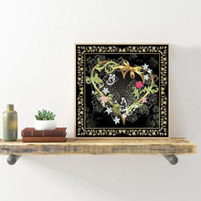 Charger l&#39;image dans la galerie, Coeur d’amour - peinture en diamant complet - 30x30cm
