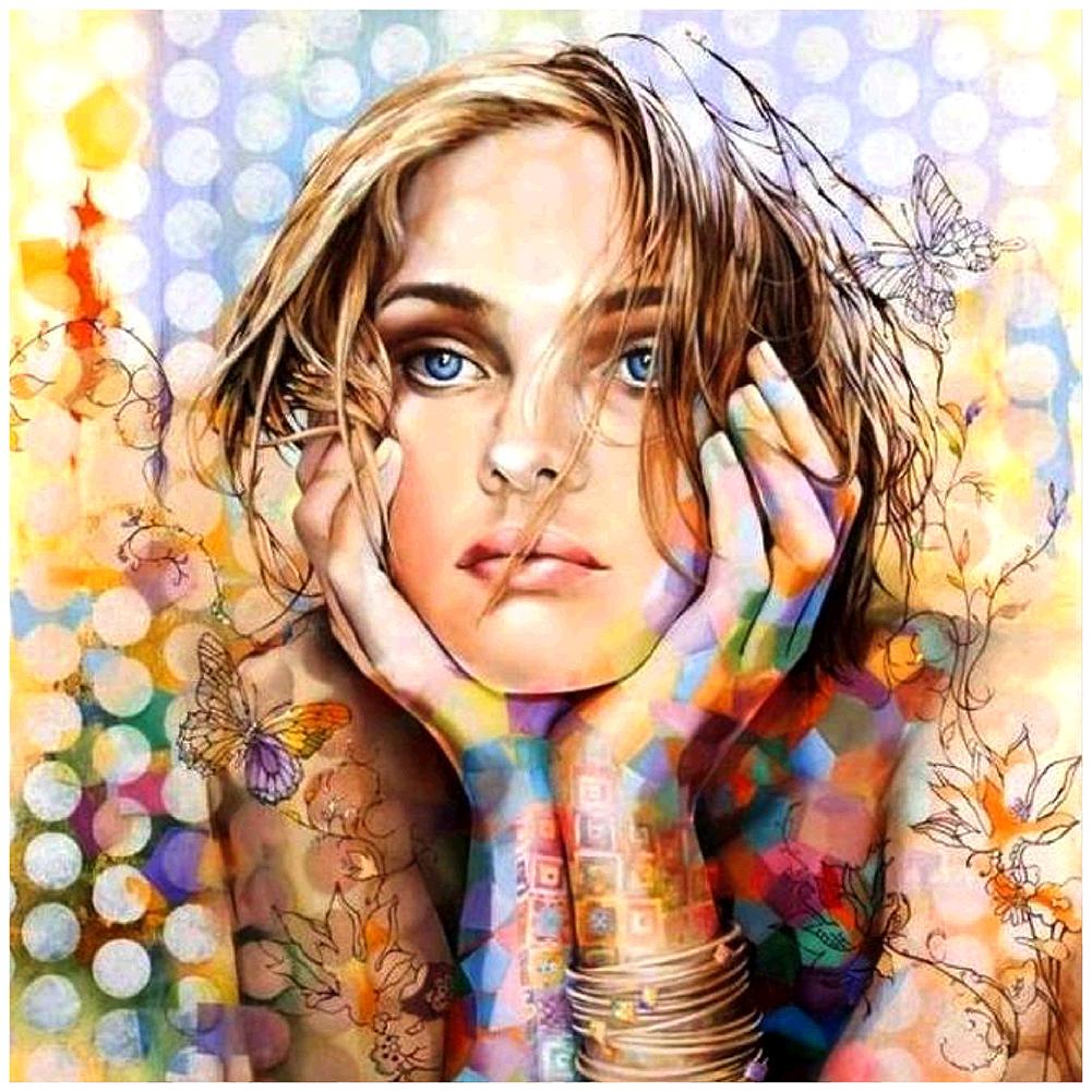 Daze beauté - peinture diamant - 30x30cm