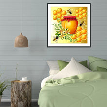 Charger l&#39;image dans la galerie, Miel doux - peinture en diamant complet - 30x30cm
