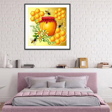 Charger l&#39;image dans la galerie, Miel doux - peinture en diamant complet - 30x30cm
