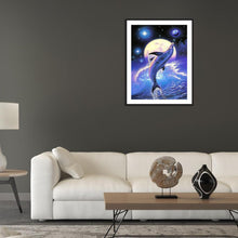 Charger l&#39;image dans la galerie, Dolphin - peinture en diamant complet - 40x30cm
