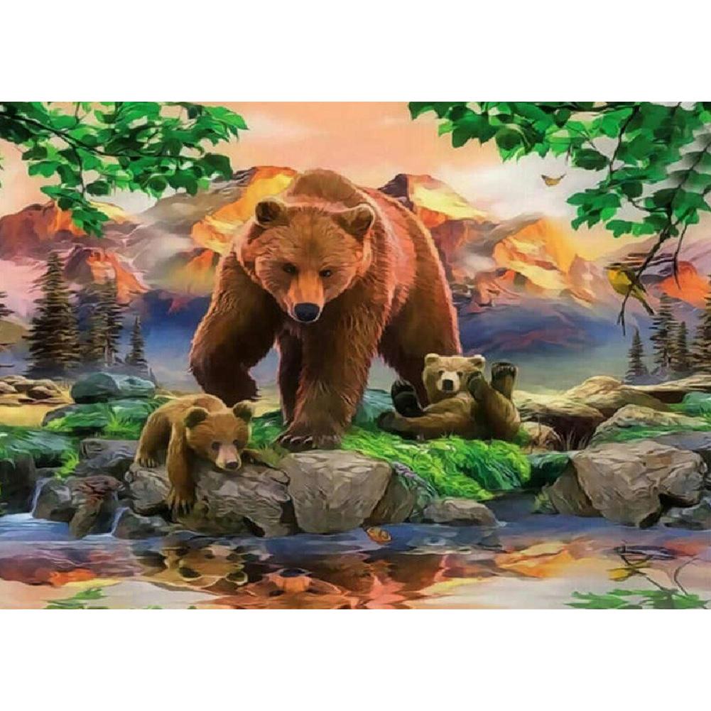 Animal - peinture en diamant complet - 30x40cm