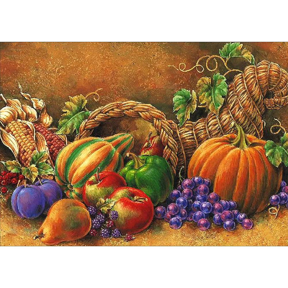 Fruit - peinture diamant pleine - 30x40cm