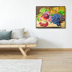 Fruit - peinture diamant pleine - 30x40cm