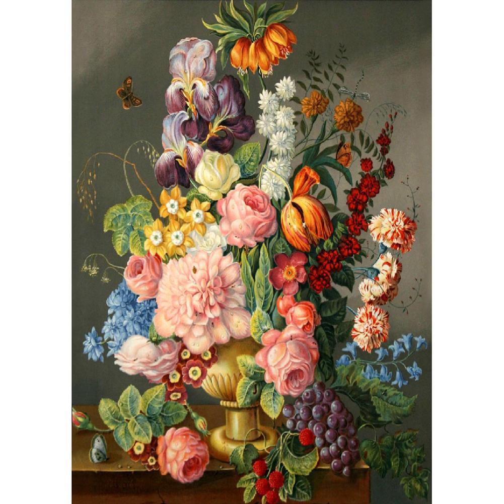 Fleur - peinture en diamant complet - 30x40cm