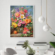 Charger l&#39;image dans la galerie, Fleur - peinture en diamant complet - 30x40cm
