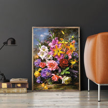 Charger l&#39;image dans la galerie, Fleur - peinture en diamant complet - 30x40cm

