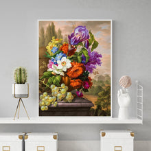 Charger l&#39;image dans la galerie, Fleur - peinture en diamant complet - 30x40cm
