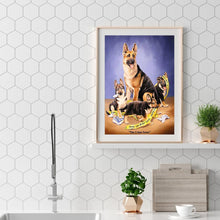 Charger l&#39;image dans la galerie, Chien - peinture en diamant complet - 30x40cm
