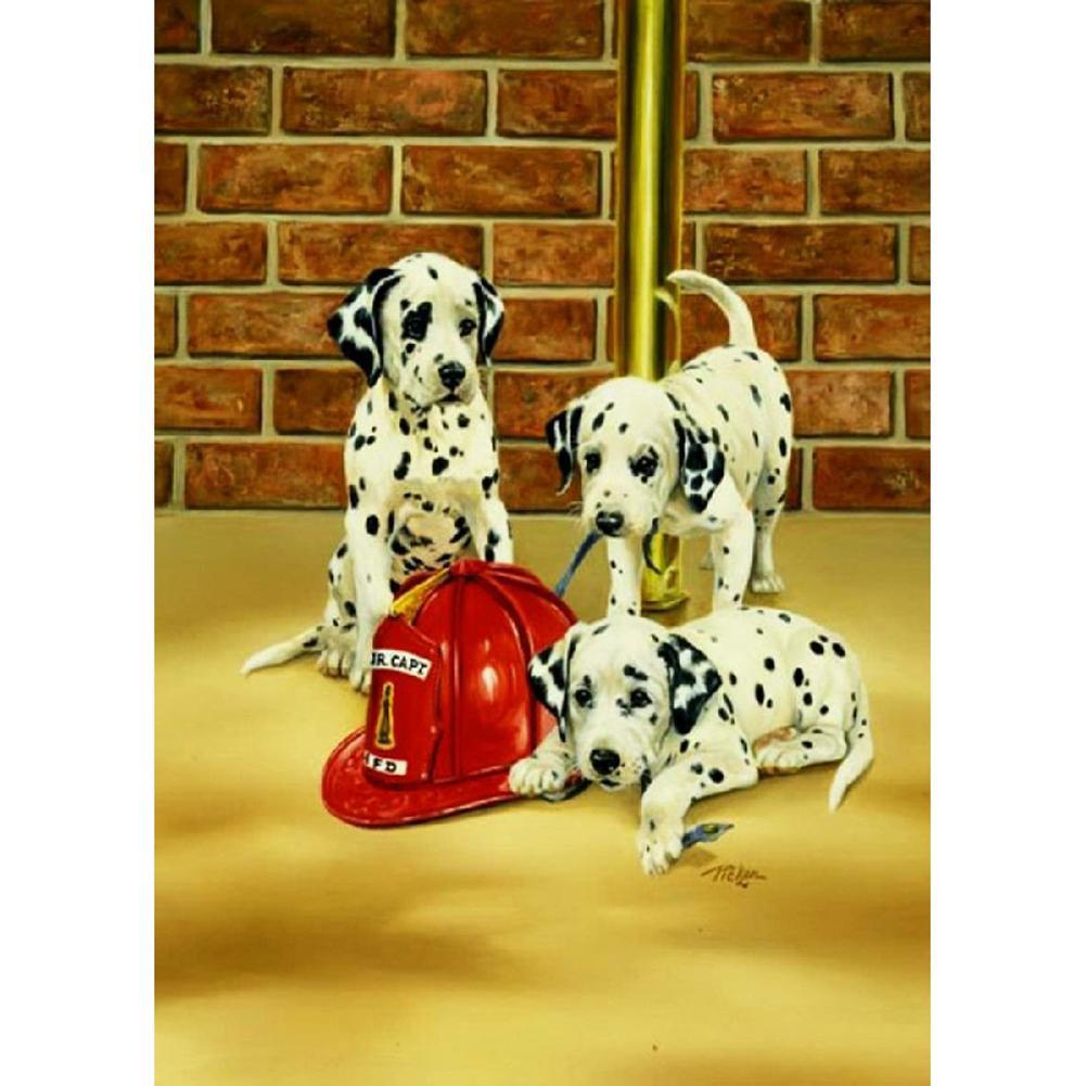 Chien - peinture en diamant complet - 30x40cm