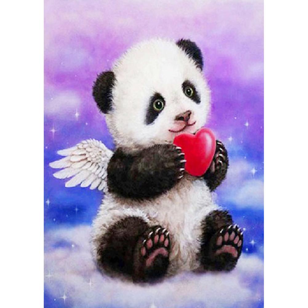 Panda - peinture en diamant complet - 30x40cm