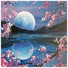 Charger l&#39;image dans la galerie, Lune - peinture en diamant complet - 30x30cm
