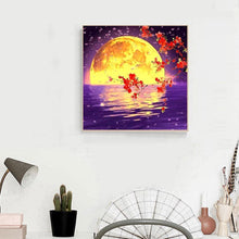 Charger l&#39;image dans la galerie, Lune - peinture en diamant complet - 30x30cm
