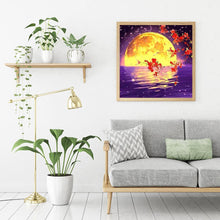 Charger l&#39;image dans la galerie, Lune - peinture en diamant complet - 30x30cm
