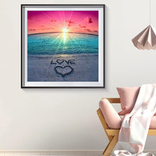 Charger l&#39;image dans la galerie, Coeur - peinture en diamant complet - 30x30cm
