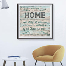 Charger l&#39;image dans la galerie, Lettres - peinture en diamant complet - 30x30cm
