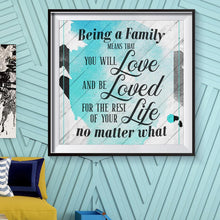 Charger l&#39;image dans la galerie, Lettres - peinture en diamant complet - 30x30cm
