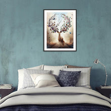 Charger l&#39;image dans la galerie, Cerf carré complet - peinture en diamant complet - 40x30cm
