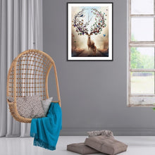Charger l&#39;image dans la galerie, Cerf carré complet - peinture en diamant complet - 40x30cm
