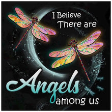 Charger l&#39;image dans la galerie, Libellule - peinture en diamant complet - 30x30cm
