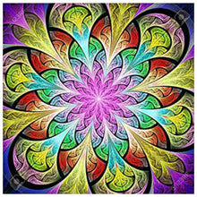 Charger l&#39;image dans la galerie, Fleurs magnifiques - peinture en diamant complet - 30x30cm
