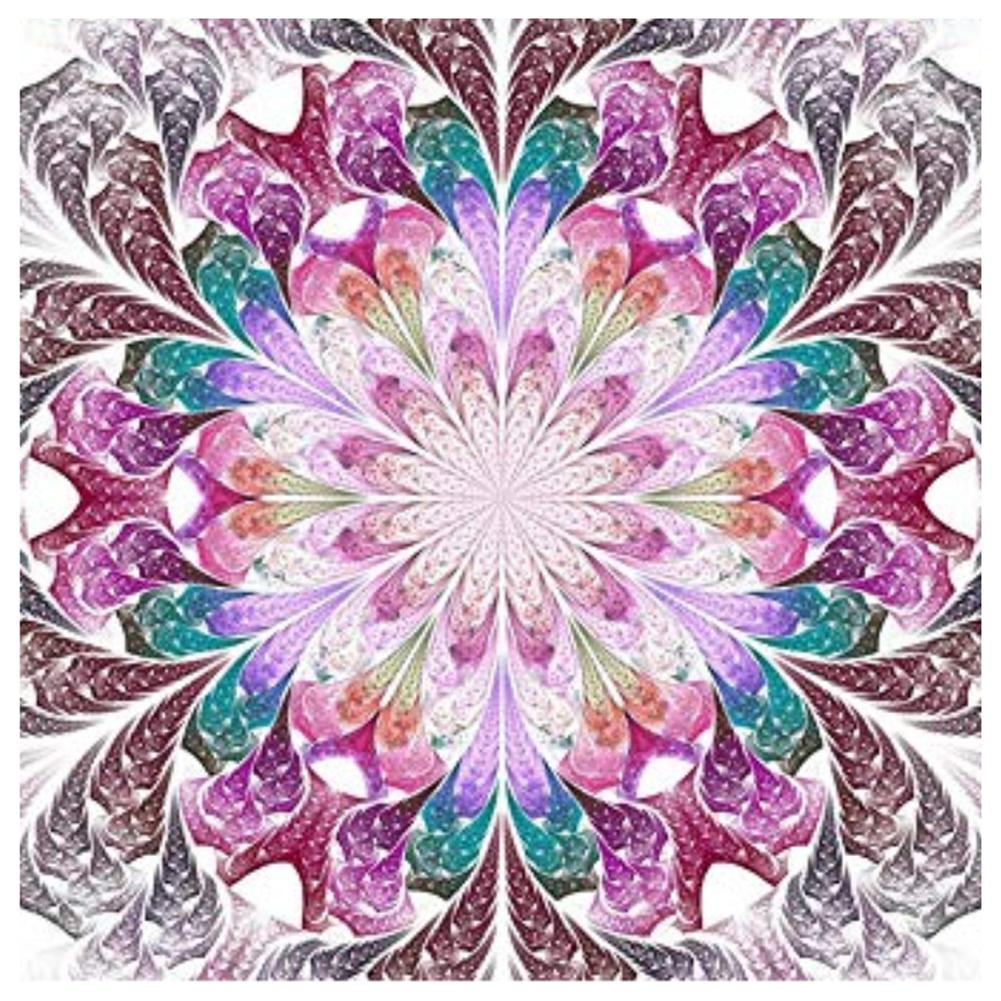 Fleurs magnifiques - peinture en diamant complet - 30x30cm