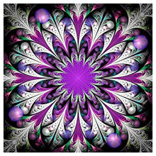 Charger l&#39;image dans la galerie, Fleurs magnifiques - peinture en diamant complet - 30x30cm
