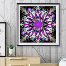 Charger l&#39;image dans la galerie, Fleurs magnifiques - peinture en diamant complet - 30x30cm
