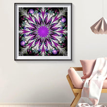 Charger l&#39;image dans la galerie, Fleurs magnifiques - peinture en diamant complet - 30x30cm

