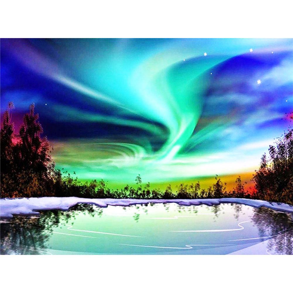 Fantasy sceneset - peinture en diamant complet - 40x30cm