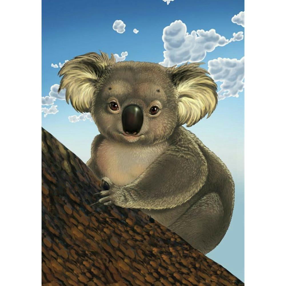 Koala mignon - peinture complète de diamant - 30x40cm