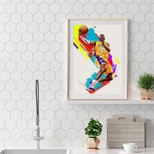 Charger l&#39;image dans la galerie, Athlète de manba noir - peinture complète de diamant - 30x40cm
