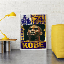 Charger l&#39;image dans la galerie, Athlète de manba noir - peinture complète de diamant - 30x40cm
