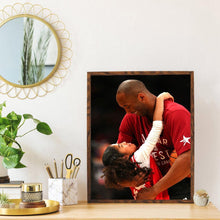 Charger l&#39;image dans la galerie, Athlète de manba noir - peinture complète de diamant - 30x40cm
