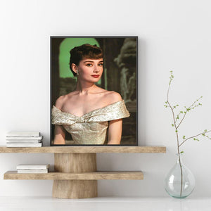 Jolie fille - peinture en diamant complet - 30x40cm