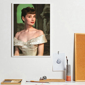 Jolie fille - peinture en diamant complet - 30x40cm