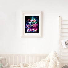 Charger l&#39;image dans la galerie, Crâne magnifique - diamant rond complet -
