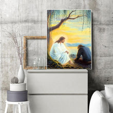 Charger l&#39;image dans la galerie, Jésus - peinture en diamant complet - 30x40cm
