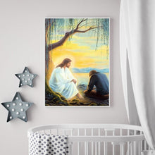 Charger l&#39;image dans la galerie, Jésus - peinture en diamant complet - 30x40cm
