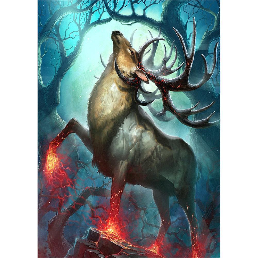 Cerf de nouveauté - peinture en diamant complet - 30x40cm