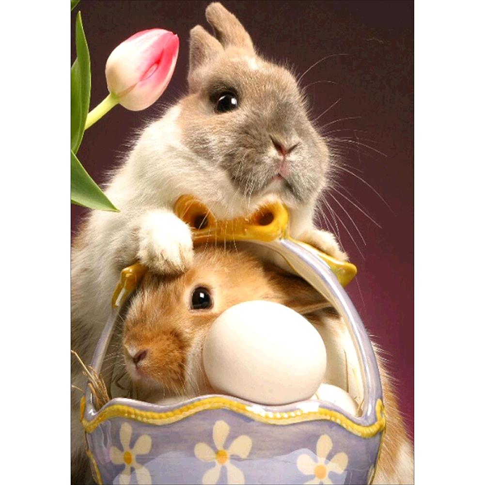 Hamster mignon - peinture complète de diamant - 30x40cm