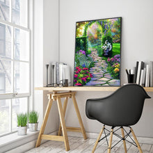Charger l&#39;image dans la galerie, Chemin tranquille - peinture en diamant complet - 30x40cm
