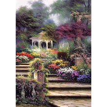 Charger l&#39;image dans la galerie, Chemin tranquille - peinture en diamant complet - 30x40cm
