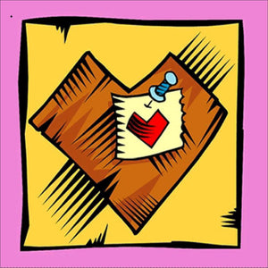 Coeur d’amour - peinture en diamant complet - 30x30cm