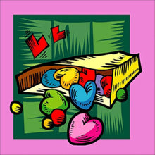 Charger l&#39;image dans la galerie, Coeur d’amour - peinture en diamant complet - 30x30cm
