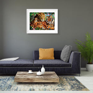 Animal - peinture en diamant complet - 40x30cm