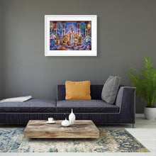 Charger l&#39;image dans la galerie, Lion - peinture en diamant complet - 40x30cm
